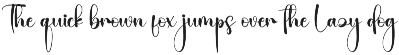 October | Script Font preview