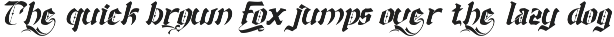 Resource Allocation - Gothic Font preview