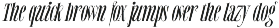 MTC Tailrose - A Quirk Serif Font preview