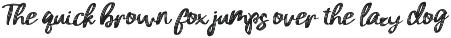 Imperfect - Brush font preview