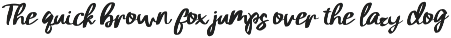 Imperfect - Brush font preview