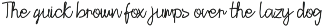 Kerana Simple Script Font preview