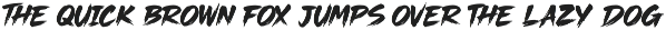 Zero Beyond - Brush Font preview