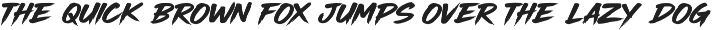 Radeback - Brush Display Font preview
