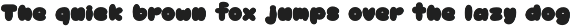 Bubble Display Font - Peachy Soda preview