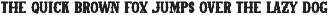 Thick Chalk font preview