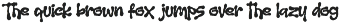 Hogles a Handmade Display Font preview