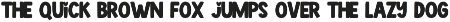 Thick Chunky - Playful Display Font preview