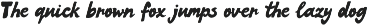Script font handwritten retro Azzuro preview