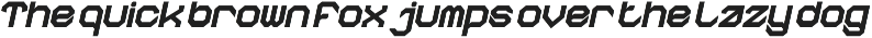 The Machine Font preview