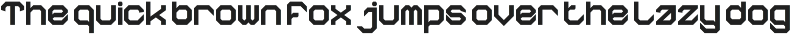 The Machine Font preview