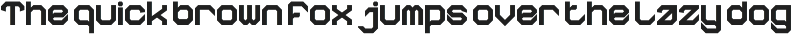 The Machine Font preview