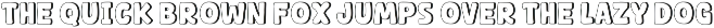 Retro Outline – Cartoon Outline Font preview