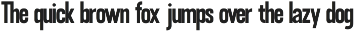 Quoin Condensed Typeface Font preview