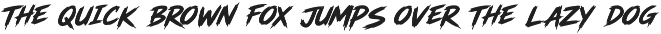 Temur Amorak Urban Bold Brush Font preview