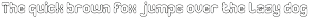 Rabbit Hole font preview