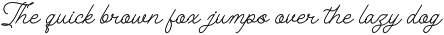 Julethia | Monoline Script Font preview