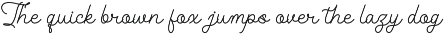 Julethia | Monoline Script Font preview