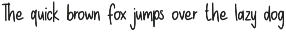 Cozy Hanline - handwritten font preview