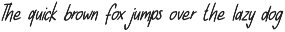 Cozy Hanline - handwritten font preview