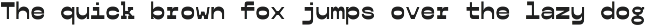 Podjog – Minimalist Monospace Font preview