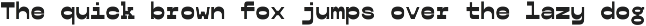 Podjog – Minimalist Monospace Font preview