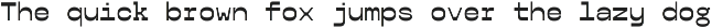 Podjog – Minimalist Monospace Font preview