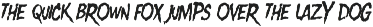 Brains for Breakfast - Sci-Fi Font preview