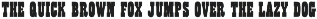 Country Western font preview