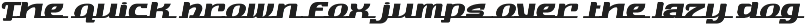 Turbo Strike Race Font font preview
