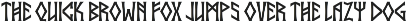 Scandinaufan Runes Font font preview
