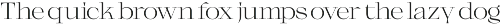 Gafloc Thin Serif Display preview