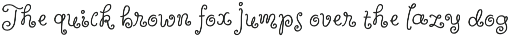 Wildflower Garden | Whimsical Font font preview