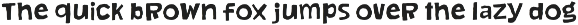 Rugmelt Rugged Messy Display Font preview