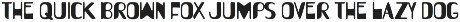 TRE PALME Midcentury Modern Font preview
