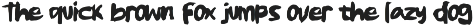 Urgent Reason font preview