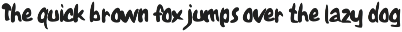 Dance - display font preview