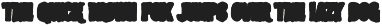 Terror Eyes - Layered Horror Font preview
