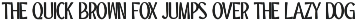 ST Camino Frontera - Western Display font preview