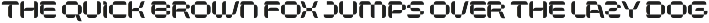 Matrix Squadron - Sci-Fi Font preview
