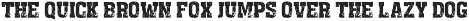 Grunge Slab Serif - Display Font font preview