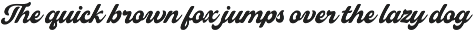 Handies; Bold Display Script preview