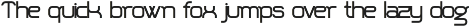 Gragle - Modern Techno Font preview