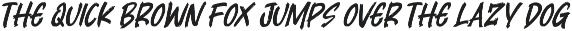 Marble Rushy Allcaps Brush Typeface preview