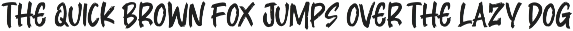 Marble Rushy Allcaps Brush Typeface preview