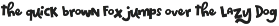 Peachy Font preview