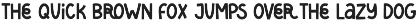 Glitter Bug Font preview