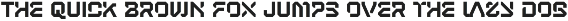 LETRIAL Square Industrial Font preview