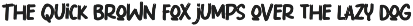 Lazy Moves - Quick Brush Font preview