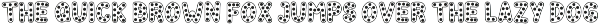 Simple Dots - Polka Dot Display Font preview